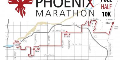خريطة فينيكس maraton